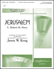 Jerusalem Handbell sheet music cover Thumbnail